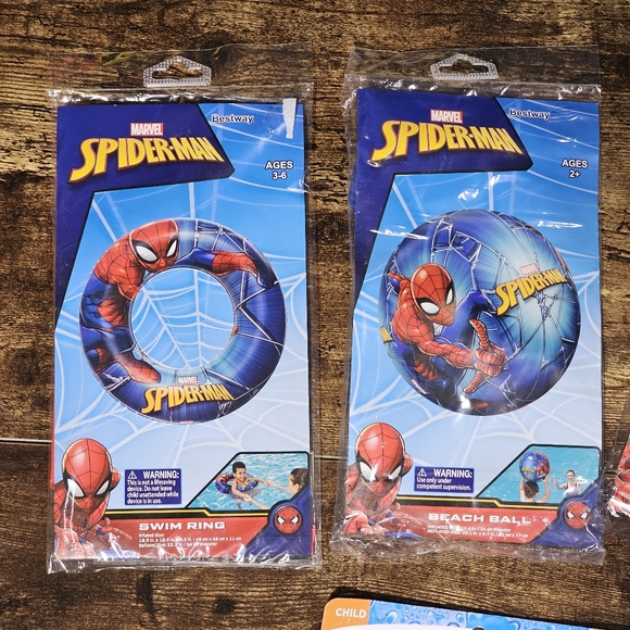 Marvelous Spider-Man summer swimming pool inflatable set of 4 - Picture 2 of 4